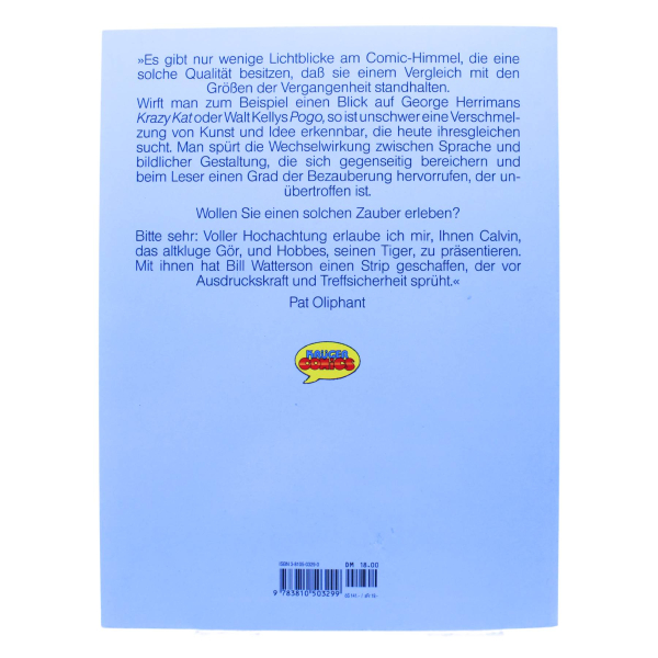 Calvin & Hobbes Nur keine Panik 1990 Comic kaufen | Krüger Verlag | hoppla-stuff.de